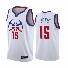 Denver Nuggets Nikola Jokic 15 2020-21 Earned Edition Miesten Pelipaidat Swingman